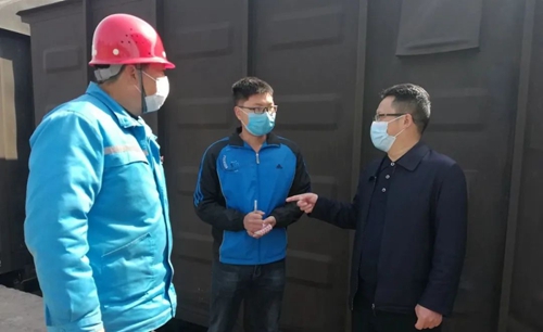 王大真到楚星公司檢查疫情防控及安全生產工作(圖3) 王大真到楚星公司檢查疫情防控及安全生產工作(圖3)