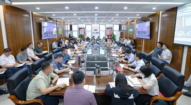 集團黨委傳達學習習近平總書記重要講話精神 研究推進學習教育查擺問題整改整治工作(圖1)